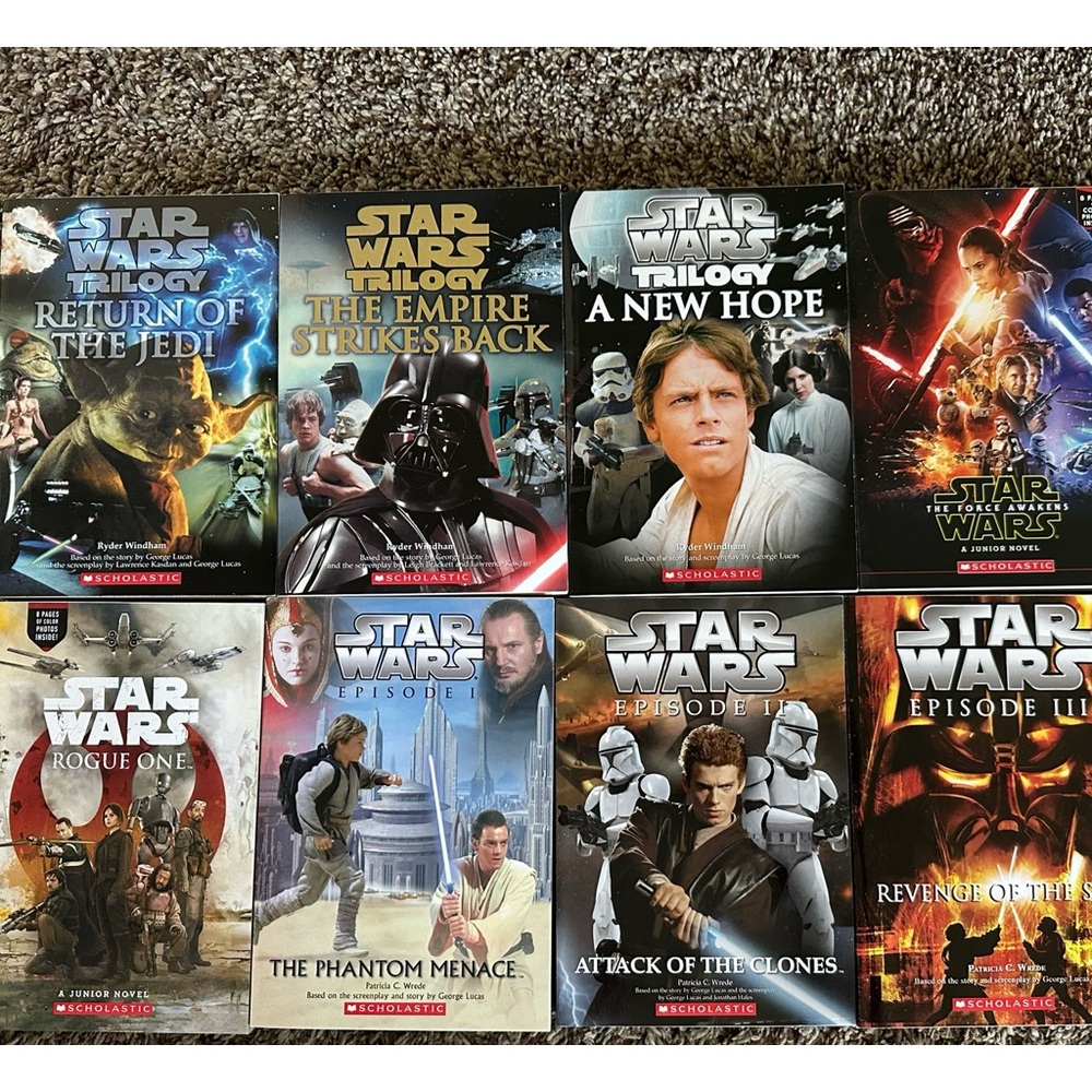 Star Wars Trilogy and Episode Books Collection